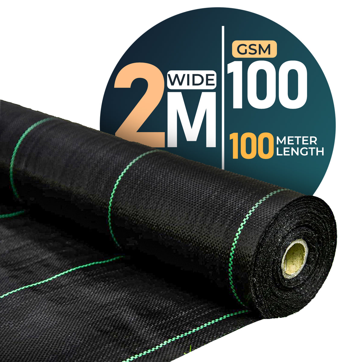 2M x 100M LAYFAIR® HEAVY DUTY WEED CONTROL FABRIC GROUND COVER MEMBRANE FAST P&P